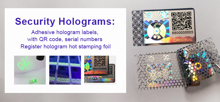 Security Hologram Labels Stickers