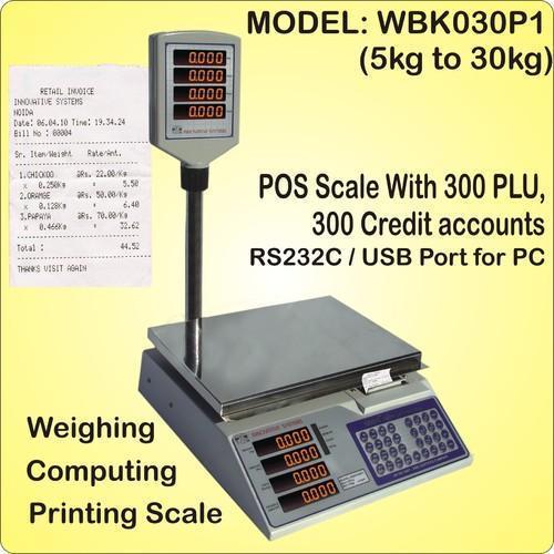 POS Weighing Scale With Printer