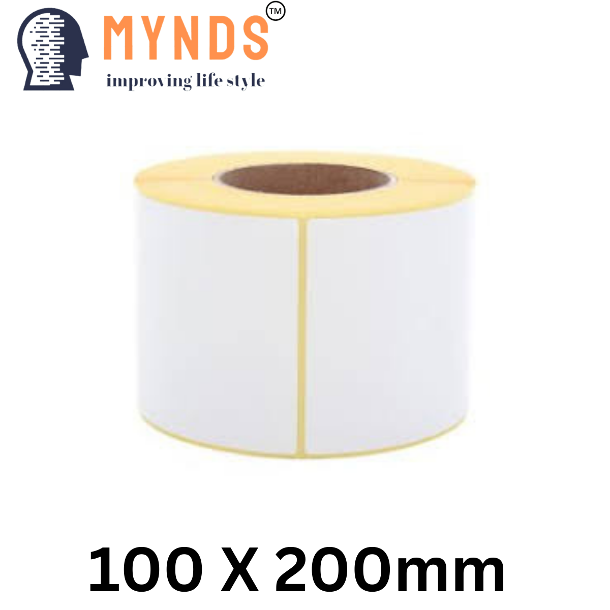 100 X 200mm Direct Thermal Labels by MYNDS