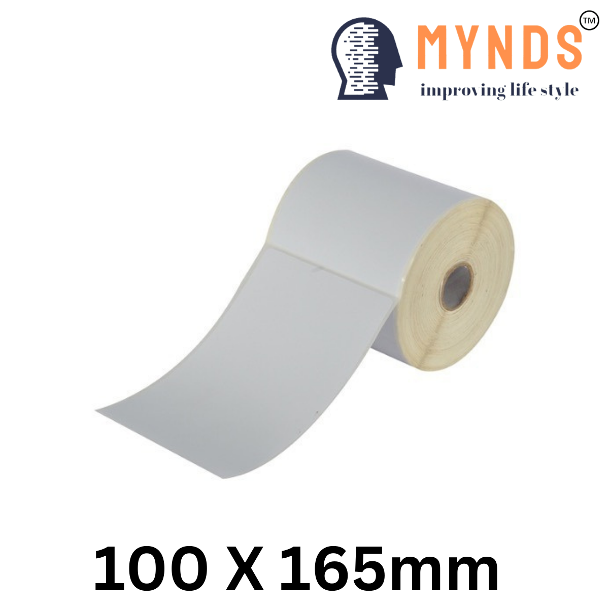 100 x 165 DT Label Rolls by MYNDS