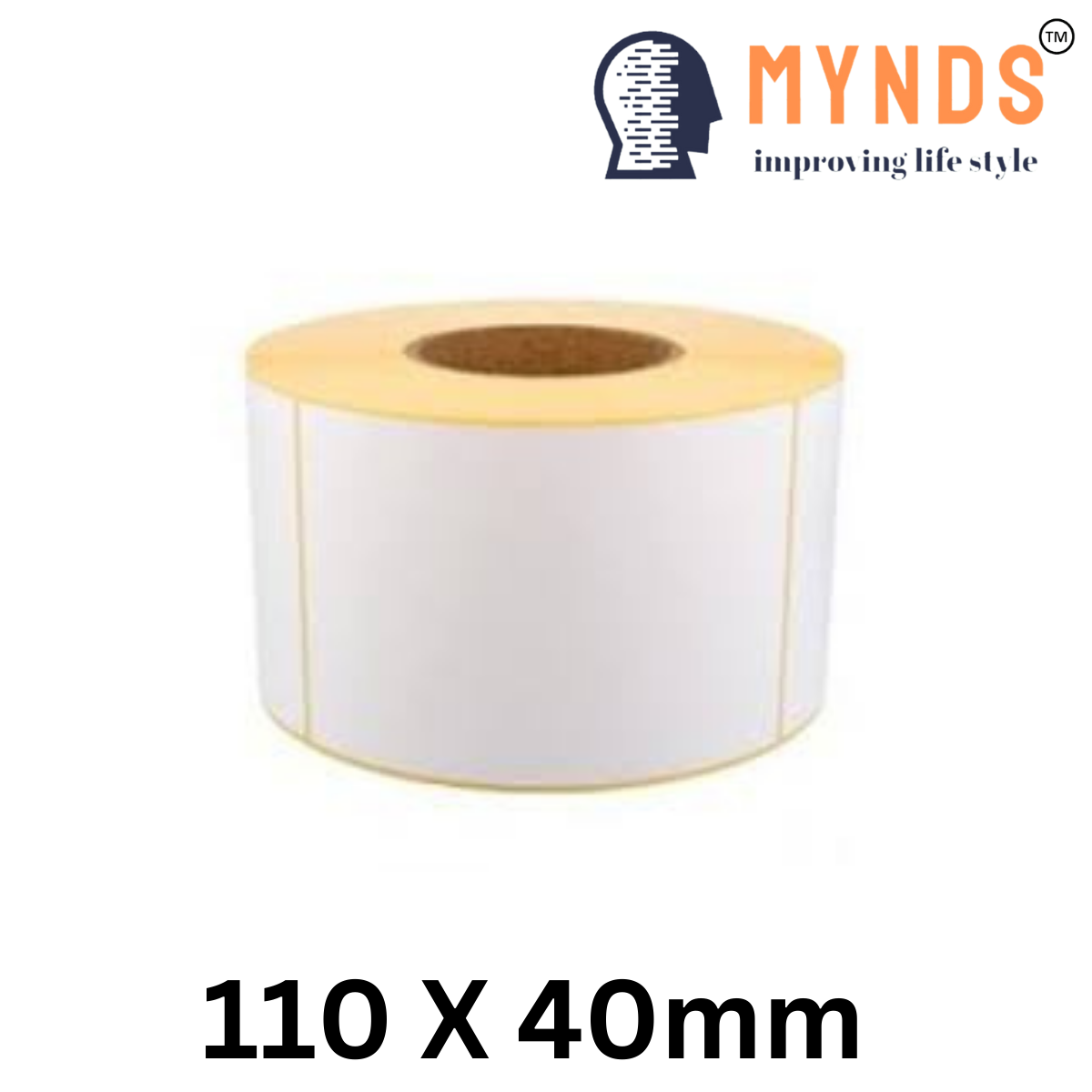 110 x 40mm Barcode Labels by MYNDS