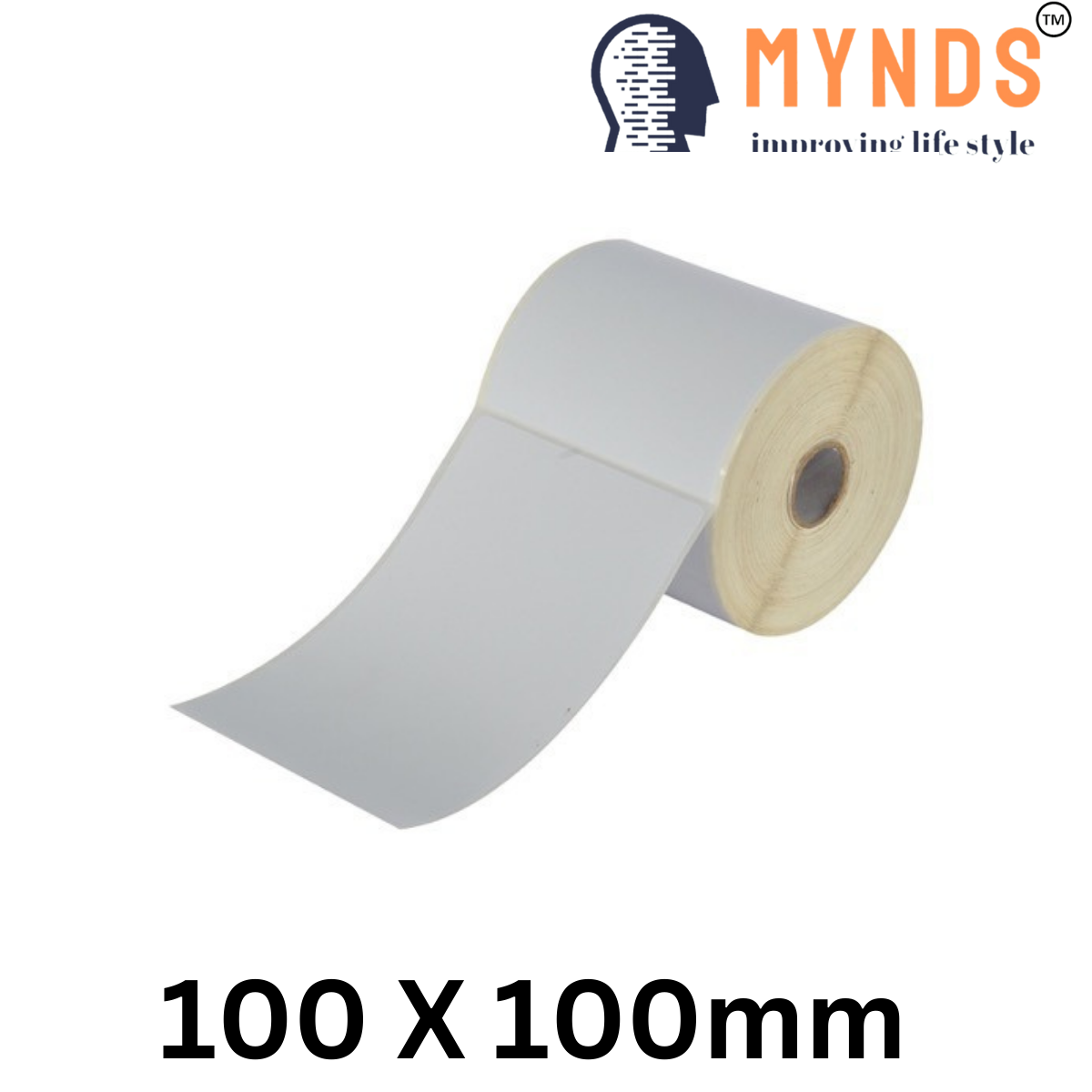 100 x 100mm Direct thermal Labels