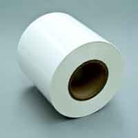 3M White Polyester Label